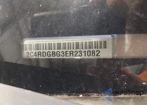 2014 Dodge Grand Caravan Se z USA, uszkodzony, nr VIN 2C4RDGBG3ER231082